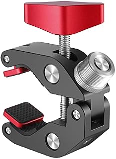 Neewer Super Clamp Crab Pliers Clip with 5/8 Inches Conversion Screw All-Metal Design for DSLR Rig Cameras/Umbrellas/Cross Bars/Music Stand etc, Open Range 0.79 to 2.24 Inches/Load up to 4.4 Pounds