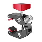 Neewer Super Clamp Crab Pliers Clip with 5/8 Inches Conversion Screw All-Metal Design for DSLR Rig Cameras/Umbrellas/Cross Bars/Music Stand etc, Open Range 0.79 to 2.24 Inches/Load up to 4.4 Pounds