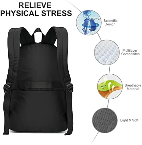 Caran·Y School Bags for Girls Casual Daypack Women Backpack Large Capacity Unisex Student Backpacks Waterproof and Wear-resistant Fabric Backpack for School