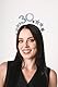 Libetui Glamouröser Haarreif 30 Geburtstag Frauen funkelnde Sterne Silber Stirnband Kostüm Geschenk 30. Geburtstag Krone Kopfschmuck Stern Glitzer, Einheitsgröße