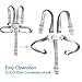 ZARPMA High Chair Security Straps, Replacement 5 Point Children Safety Harness Convertible Straps for High Chair/Pram/Buggy/Kid Pushchair