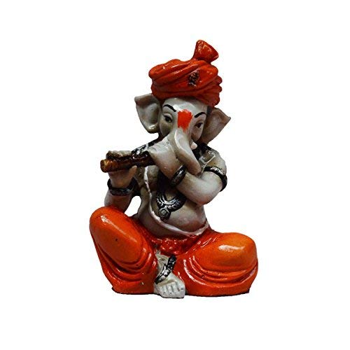 Ganesha jouant de la flûte statuette zen pour créer un coin méditation apaisant