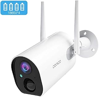 Conico Outdoor Security Camera, Wireless Rechargeable Battery Powered Camera 10400mAh, 1080P WiFi Surveillance