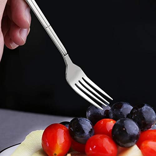 Miniatura 4 de Tenedores de postre de 12 piezas, acero inoxidable, 6.77 pulgadas