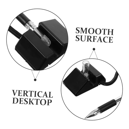 Stylo de signature vertical anti perte avec socle pour bureau et table