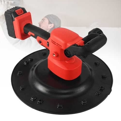 Image of Electric Concrete Cement Mortar Trowel with Brushless Lithium Battery, 48V 1680W Handheld Concrete Floor Wall Trowel,Masons Putty Tool, 6 Gear Speed Control,Wall Polishing Machine(Color:2battery)