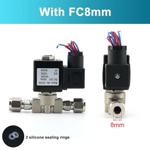 Électrovanne SS316 en acier inoxydable VX2120-08-SS-NC haute performance
