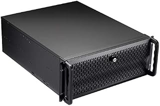 Codegen V2 600mm 4U Rackmount Server Case, ATX, 8 x 3.5" HDDs, 2 x 120mm Fans Included, 2 x 80mm Fans Included | Black