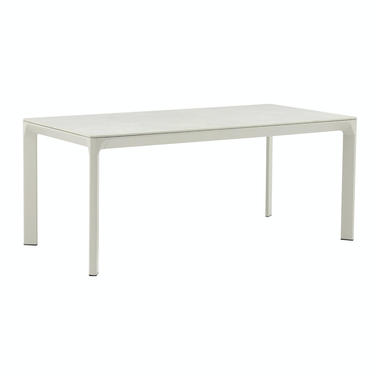 Table Melrose beige 180x90 salle à manger table rectangulaire