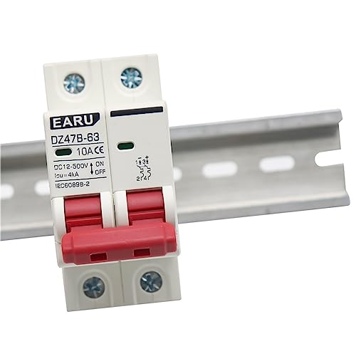 Mini disjoncteur batterie 12V 24V 48V DC DZ47 pour circuit automobile