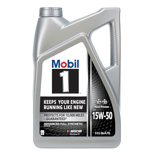 Image of Mobil 1 Advanced Full Synthetic Motor Oil 15W-50, 5 Quart