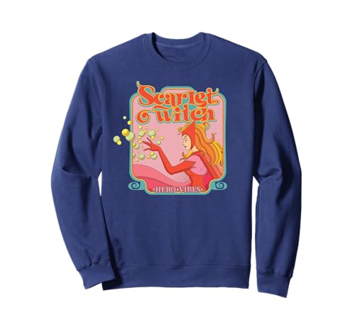 Sweatshirt Marvel Avengers Scarlet Witch pull vintage Wanda Maximoff vêtement pop culture