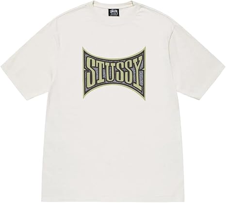 STUSSY ステューシーアフリカンプリント 半袖シャツ 美品 STUSSY ステューシー BIG LINK プリント 半袖Tシャツ | street