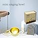 YOYODOGS Mini Singing Bowls Set,Portable Sound Bowl Brass Handcrafted For Yoga,Meditation And Mindfulness,Chakra Healing Relaxation Gifts For Men,Women