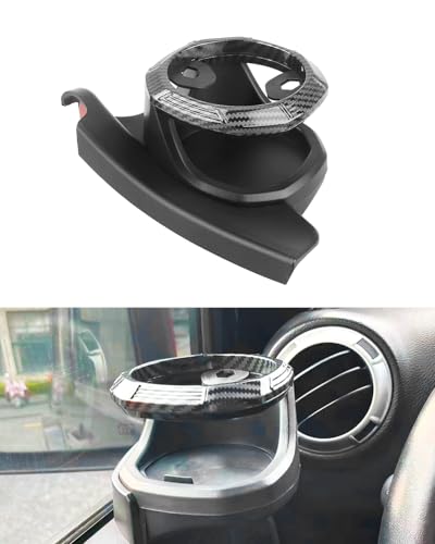Porte-gobelet Jeep Wrangler JL et Gladiator JT pour portière latérale gauche aspect carbone