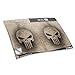 GunSkins AR-15 Mag Skin Camouflage Kit DIY Vinyl Magazine Wrap – 3 Pack (Skull Tan)