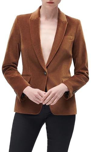 CAROLL VJ003-AURORAB Blazer, Castaño, 34 para Mujer