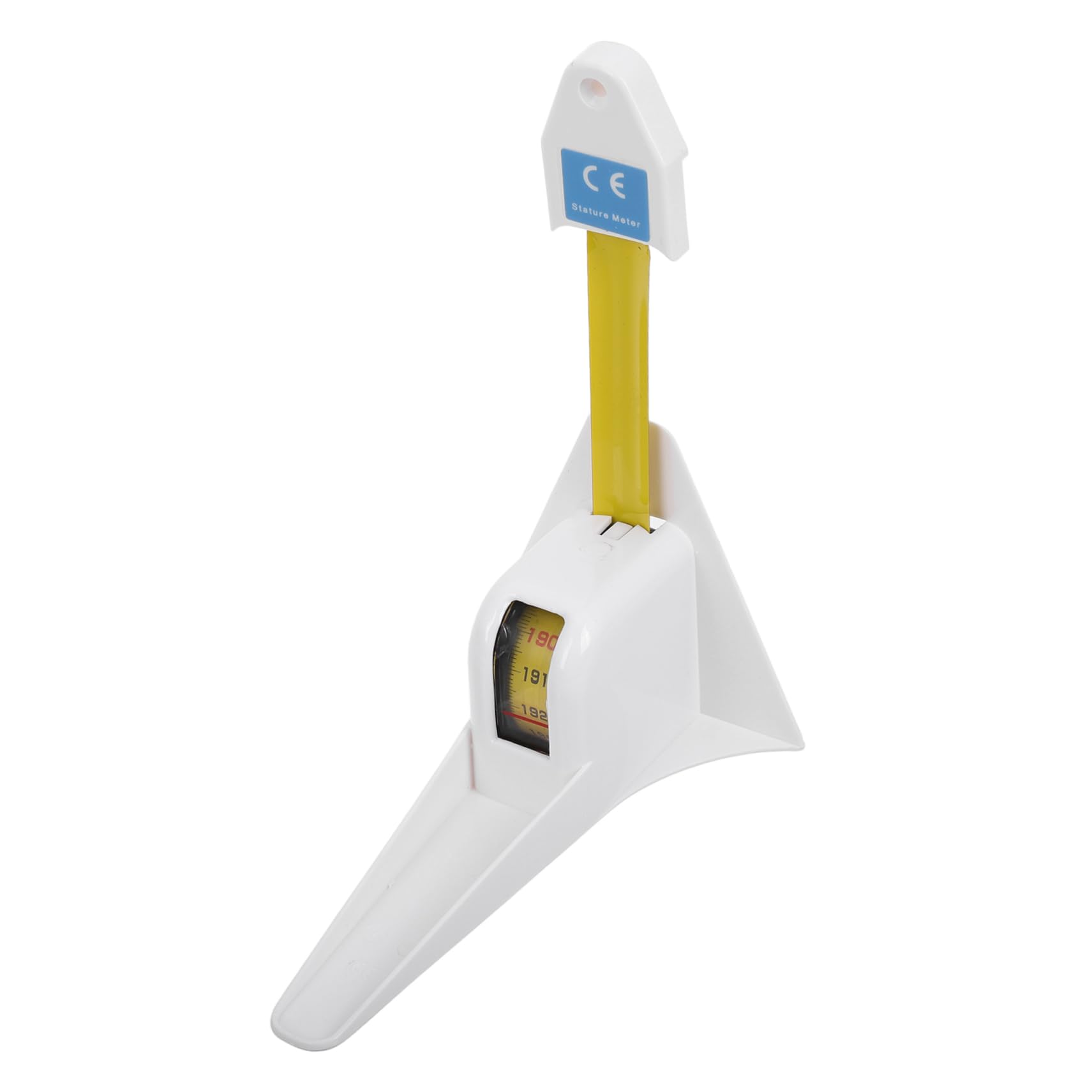 BESTonZON Wall-Mounted Height Measuring Instrument Metal Retractable Tape for Kids Adults Growth Chart