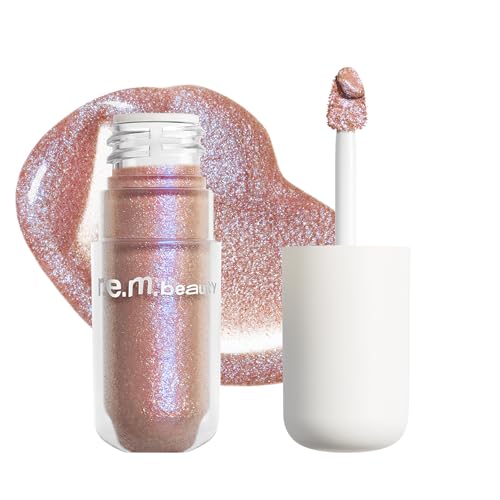 r.e.m. beauty by ariana grande Starlet Lustrous Liquid Eyeshadow in Fembot | High Impact Shimmering Color | Longwearing Crease Resistant Waterproof Formula | Lightweight Feel