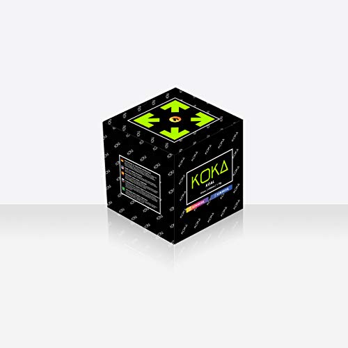 Hookain Premium Shisha Kohle 26er | 1 Kg Naturkohle aus 100% Kokosnussschalen | Würfel Qubes für Grill und Wasserpfeife…