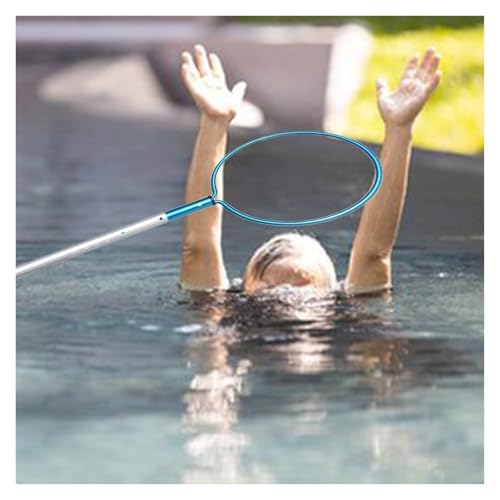 Poste salvavidas para piscinas con pértiga telescópica de aluminio para rescate de emergencia