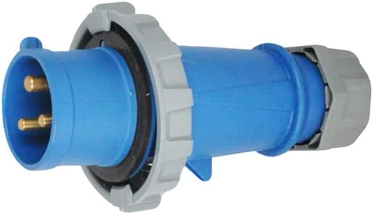 Waterproof Industrial Connector Plug 3Pin 32A 220V-250V 2P+E IP67