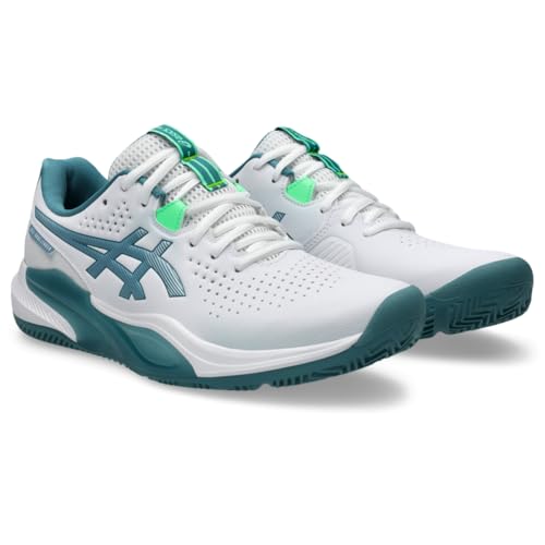 ASICS Men's Gel-Challenger 15 Padel Tennis Shoes, 14, White/Misty Pine - image 2