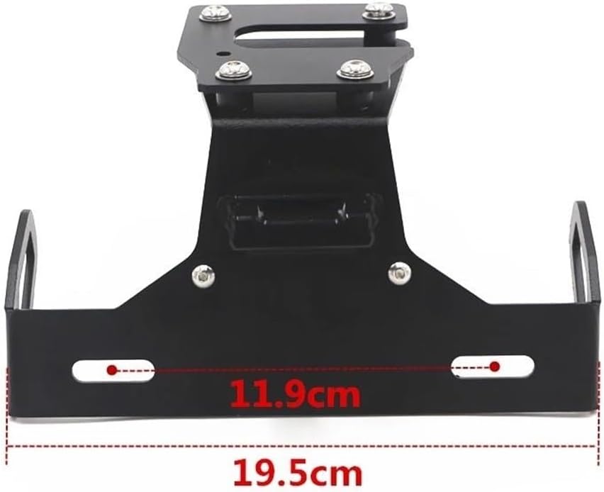 for K&awasaki Z900 2017-2021 Z 900 2017 2018 2019 2020 2021 Z-900 Motorcycle License Plate Holder Frame with Light Accessories Motorcycle