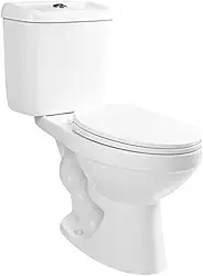 Kit Vaso Sanitário com Caixa Acoplada e Assento Soft Close Adm660 Adamas Branco