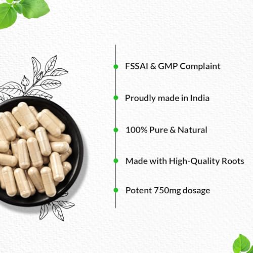 Image of Matsyaveda Ashwagandha Capsules | Supports Immunity, Stress Management & Daily Energy | Pure Ayurvedic Supplement | Pack of 1 X 60 Capsules