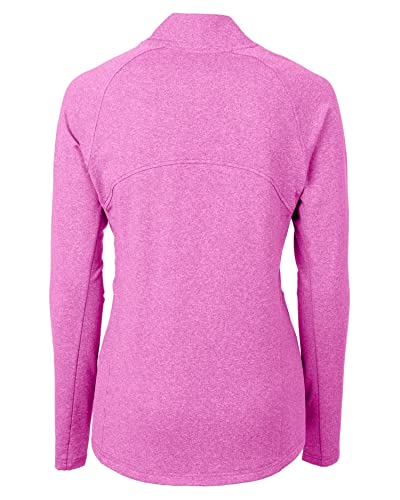 Image of Cutter & Buck Ladies Adapt Eco Knit Heather Recycled Womens Full Zip