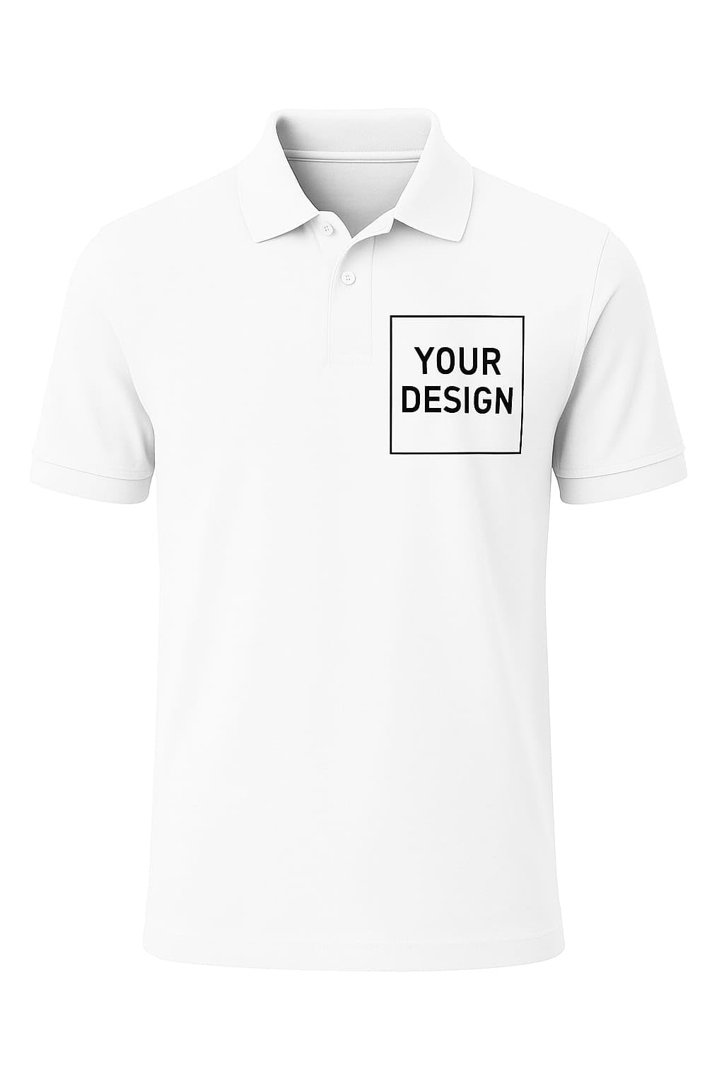 aallookart Men's Personalized Polo T-Shirt with Your Bussiness Logo and Massage On It. White.-picture-37