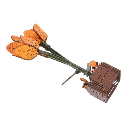 HONITANO Kit De Construction De Bouquets De Fleurs Bois Puzzle De Tulipes à Assembler Bricolage De Modèles De Plantes pour Garçon Fille Et Décorations