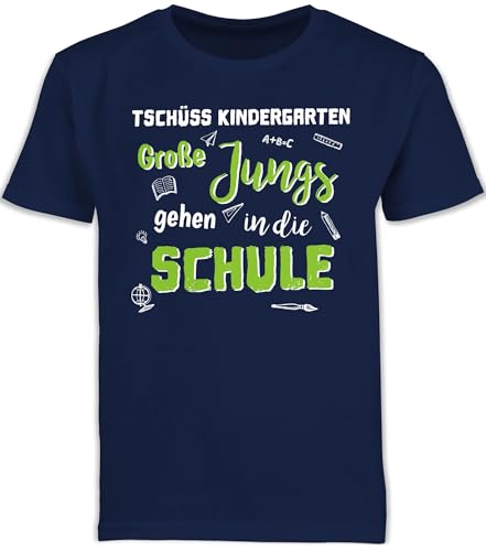 Kinder T-Shirt Jungen Schulanfang - Junge - Tschüss Kindergarten Große...