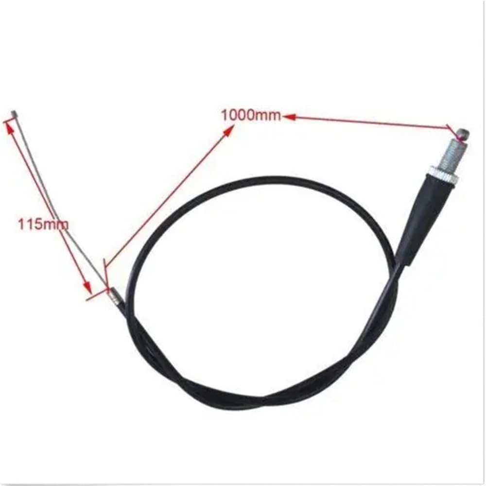 Cavo acceleratore twist da 1000 mm 115 adatto per la maggior parte dei marchi cinesi ATV a 4 tempi, motociclette, bici tascabili
