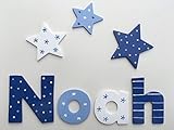  Tolle Holzbuchstaben für Kinderzimmer-Tür, Sternjunge