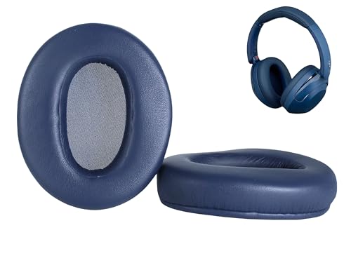WH-XB910N Earpads para auriculares Sony WH XB910N Extra Bass - Azul | Almohadillas de cuero de proteína con espuma viscoelástica, repuesto para auriculares con cancelación de ruido miniatura 6