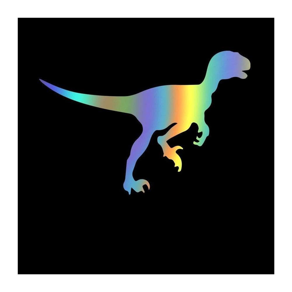 Cool Design Dinosaur Car Stickers Creative Vinyl Sticker On and Decals Window(Reflective Lasers)