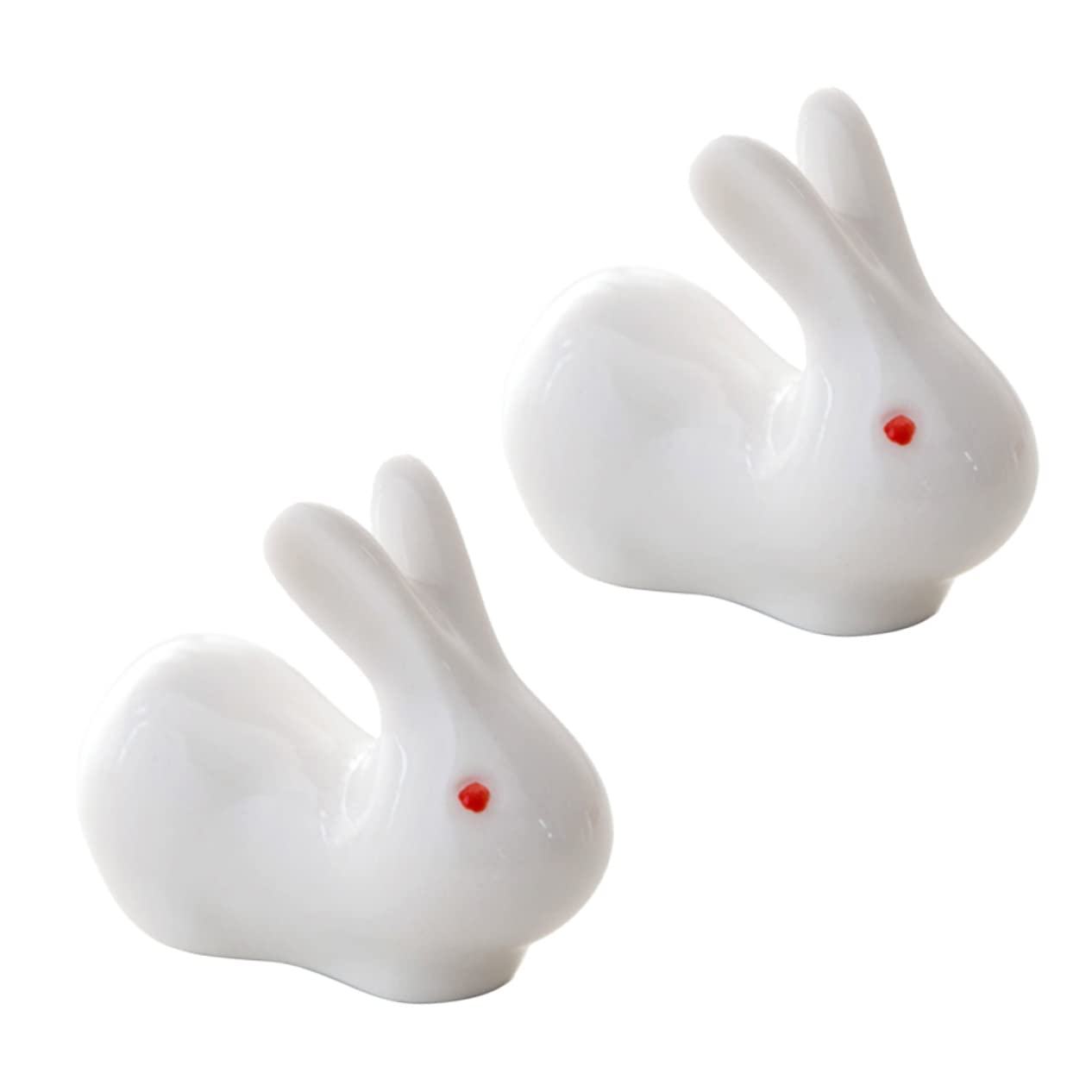 Essstäbchenhalter, 6 Stück, Figuren, Essstäbchen, Essstäbchen, Dekoration, Ständer, Hotel, schönes Spielzeug, Simulation, Kaninchen, Zuhause, Jahr, Ornament, Gabel, Keramik, Chiese Haushalt
