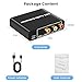 Hdiwousp HDMI ARC to Optical Audio Adapter,192KHz HDMI ARC Adapter Converter Splitter to Optical + RCA L/R+ Coaxial and Analog 3.5mm Stereo for HDTV Soundbar Amplifier Headphones