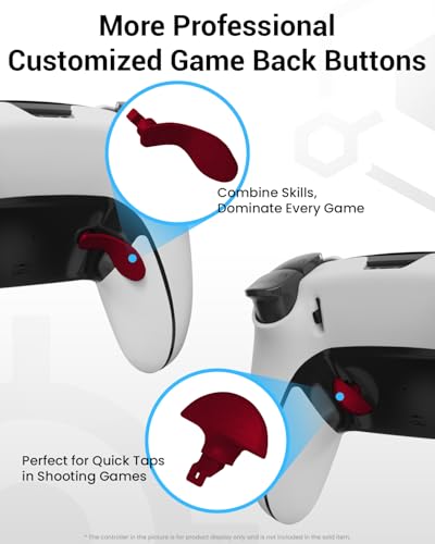Image of CHARM FOCUS Metal Thumbsticks & Back Paddles for PS5 Edge Controller
