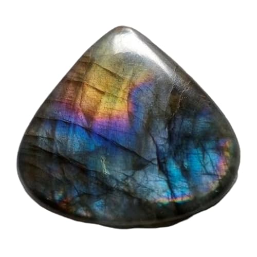 Cabochon en labradorite bleue en poire 32x33mm pour la création de bague et pendentif unique