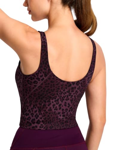 Image of THE GYM PEOPLE Womens' Sports Bra Longline Wirefree Padded with Medium Support