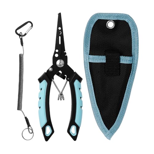 Dubbulon Alicates de | Tijeras de Hierro Portátiles de Uso Intensivo | Tijeras para Línea en en Hielo | para Hombre Padre Orilla Rio Lago Anguila