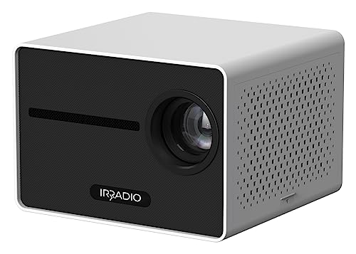 Videoproiettore Portatile IRRADIO HD 720p con Mirroring Smartphone, 2500 Lumen, Tecnologia LED, Compatibilità Full HD, WiFi e Bluetooth, Proiettore Versatile per Casa e Ufficio