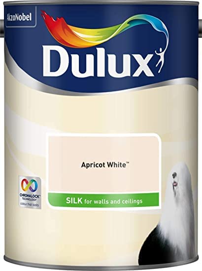Dulux Apricot White - Silk Emulsion Paint - 2.5L