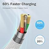 iPhone Charger Cable 2 Pack 1M [Apple MFi Certified] Lightning Cable Fast Charging Cord High Speed Data Sync Apple Charger Cable for iPhone 14 13 12 11 Pro/Pro Max XR XS X 8 7 6 Plus - Image 3