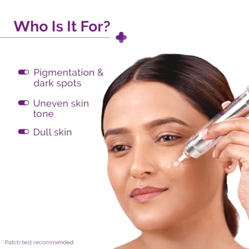 Image of The Derma Co. 20000 PPM Kojic Acid Microneedle Face Serum Shot for Pigmentation Correction & Skin Renewal | 5x Higher Penetration | Enhances Collagen Production | Alpha Arbutin | For Dark Spots Reduction -10g