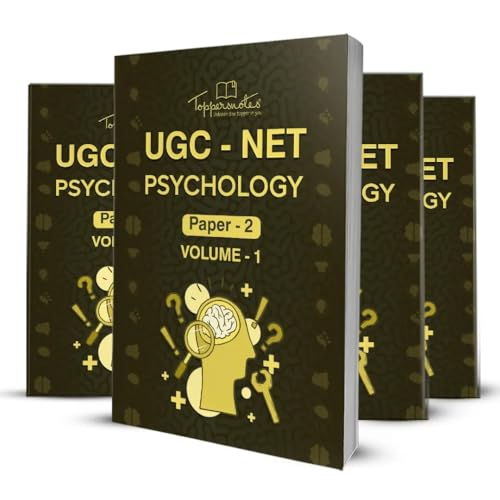 Image of UGC NET Paper 2 Psychology Study Material For National Eligibility Test Examination, Set of 4 Books in English, ToppersNotes Edition