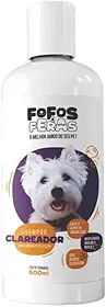 Shampoo Clareador 500ml para Cães e Gatos - Pelos mais Brancos